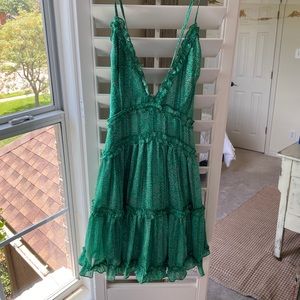 Green Patterned Dress